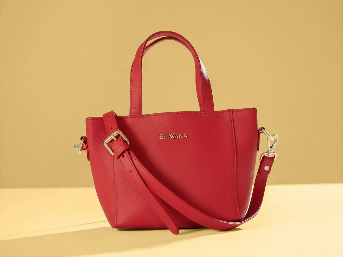 Daphne mini tote napa rosso 02