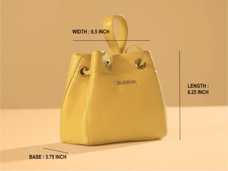 Mehreen Potli Bag Smoothie yellow01