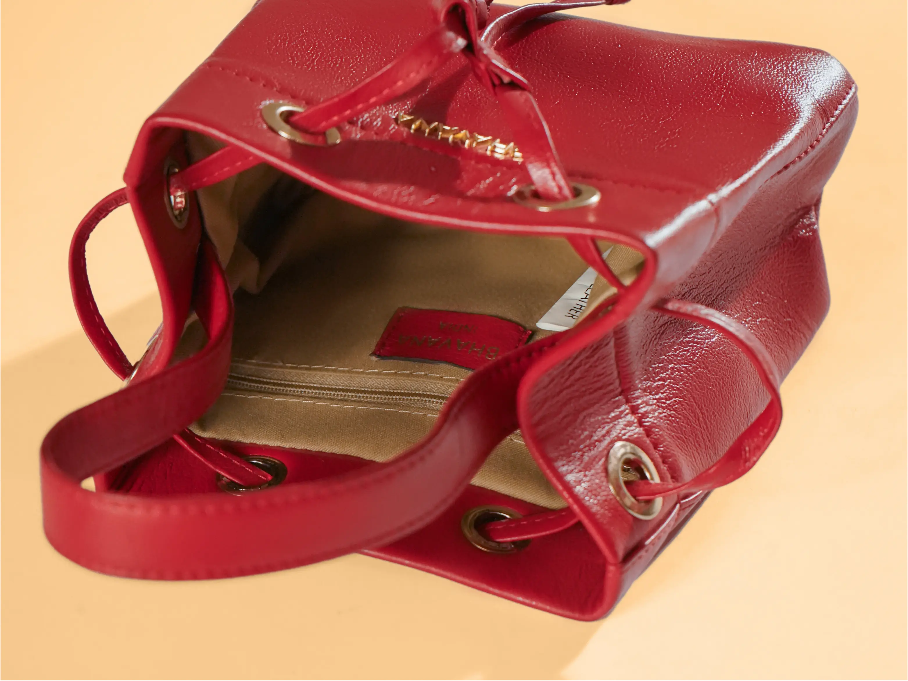 Mehreen Potli Bag nappa rosso02